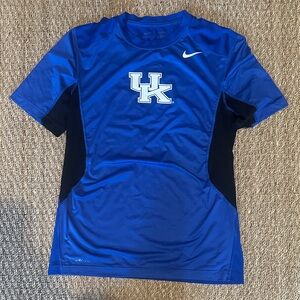 Nike Blue and Black Short Sleeve Tee